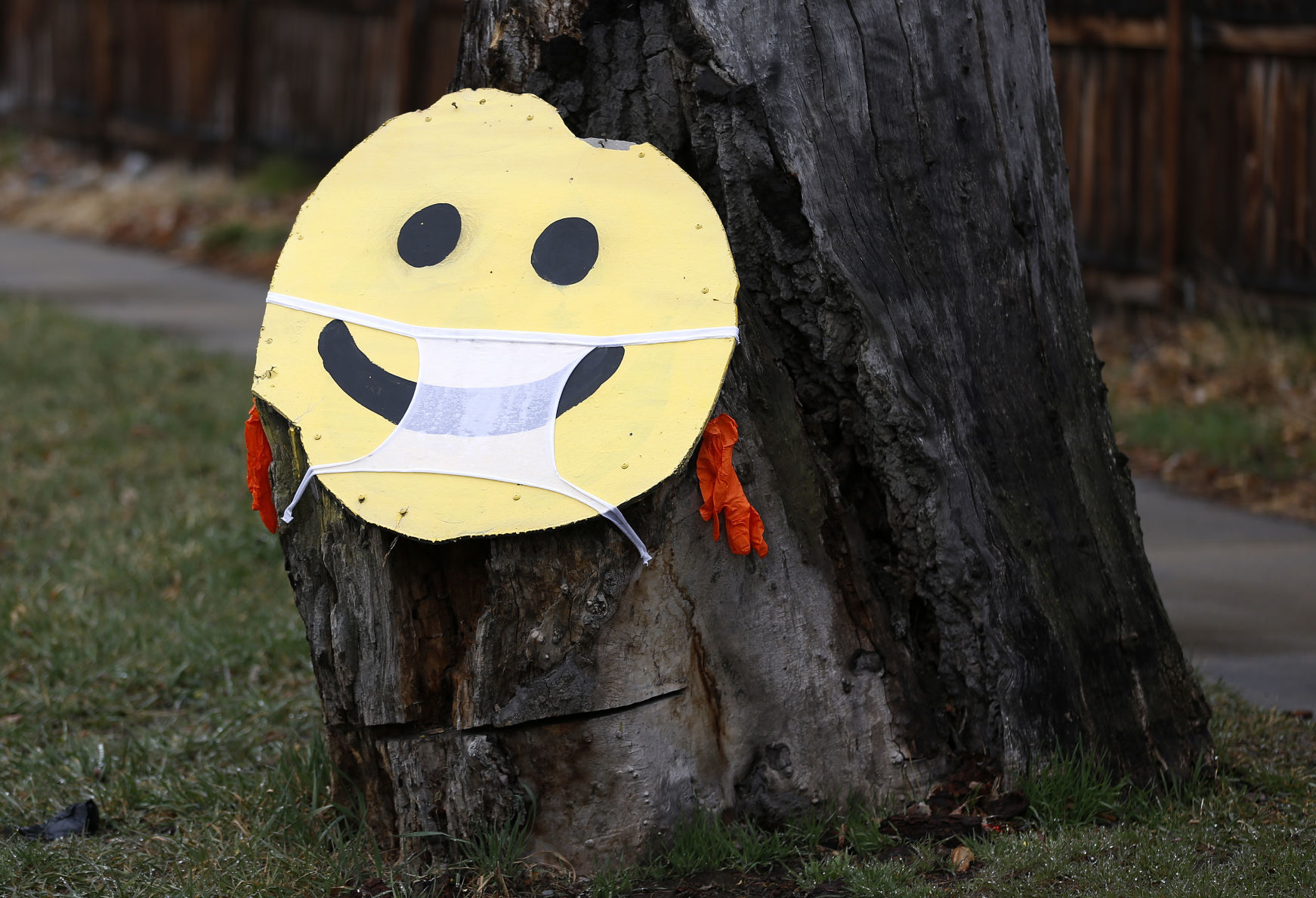 Smiley face mask